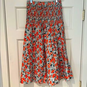 Stylish Orange and Gray Women's Skirt